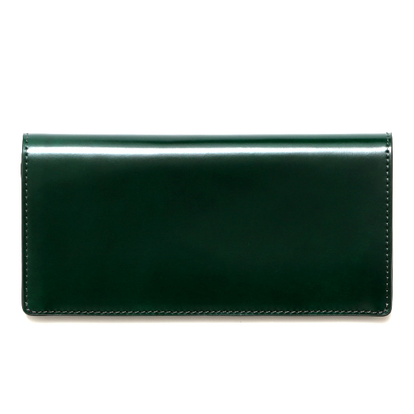 コードバン 長財布 馬革 おしゃれ 財布 メンズ 小銭入れあり レーデルオガワ アニリン染め 新喜皮革 グリーン 緑色 束入 ギフト 彼氏 旦那 夫 男性 プレゼント 誕生日 クリスマス 国産 ブランド KUBERA(クベラ) 51118