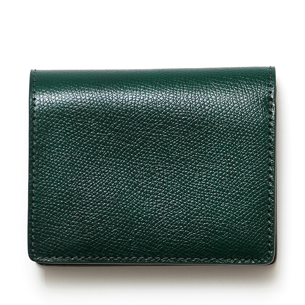  財布 コードバン 型押し 二つ折り財布 馬革 国産 レーデルオガワ 新喜皮革 ブランド 2つ折り 美しい グリーン 緑色 レザー お財布 小銭入れあり おしゃれ 革 プレゼント 束入 ギフト ユニセックス KUBERA(クベラ) 51281