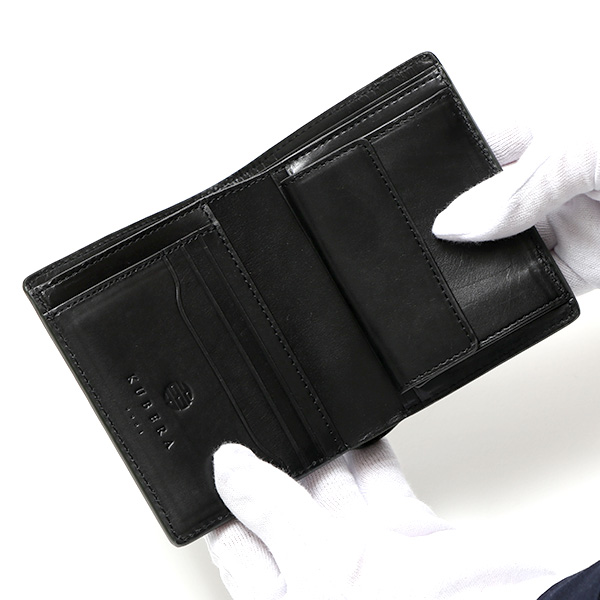  財布 コードバン 型押し 二つ折り財布 馬革 国産 レーデルオガワ 新喜皮革 ブランド 2つ折り 美しい グリーン 緑色 レザー お財布 小銭入れあり おしゃれ 革 プレゼント 束入 ギフト ユニセックス KUBERA(クベラ) 51281