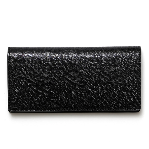 KUBERA(クベラ) コードバン型押し 長財布 ブラック