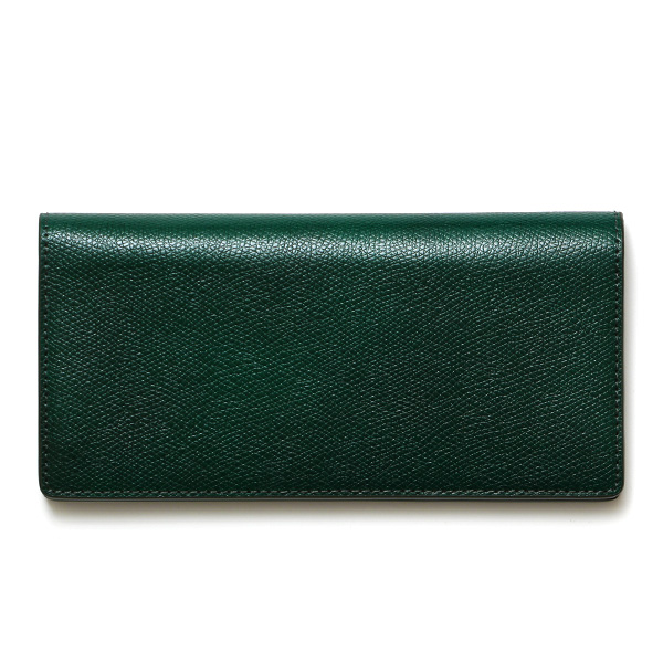 KUBERA(クベラ) コードバン型押し 長財布 グリーン