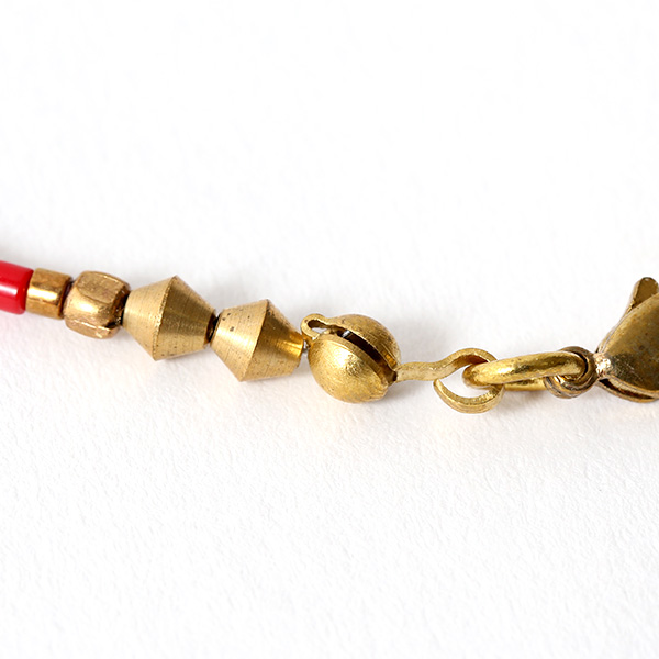  ブレスレット メンズ 日本製 ハンドメイド アクセサリー スワロフスキー レッド ワイン 赤色 Menny(メニー) バングル