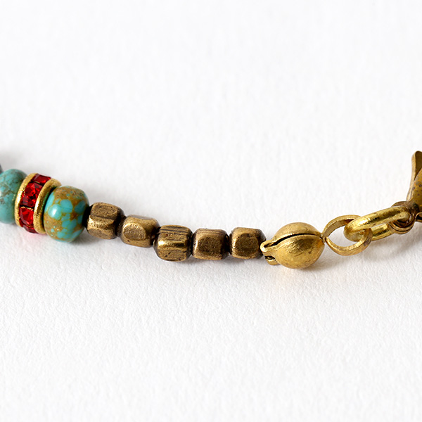  ブレスレット メンズ 日本製 ハンドメイド アクセサリー 天然石 ターコイズ ターコイズ ブルー ネイビー 青色 Menny(メニー) バングル