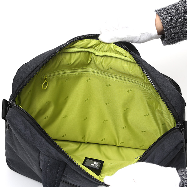 ブリーフケース メンズ ビジネスバッグ 通勤 ブラック 黒 黒色 裏地 カラフル ビジネス カバン 仕事 鞄 ナバデザイン(NAVA Design)