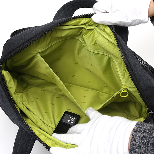 ブリーフケース メンズ ビジネスバッグ 通勤 ブラック 黒 黒色 裏地 カラフル ビジネス カバン 仕事 鞄 ナバデザイン(NAVA Design)