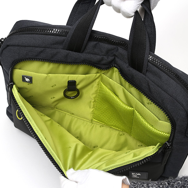 ブリーフケース メンズ ビジネスバッグ 通勤 ブラック 黒 黒色 裏地 カラフル ビジネス カバン 仕事 鞄 ナバデザイン(NAVA Design)