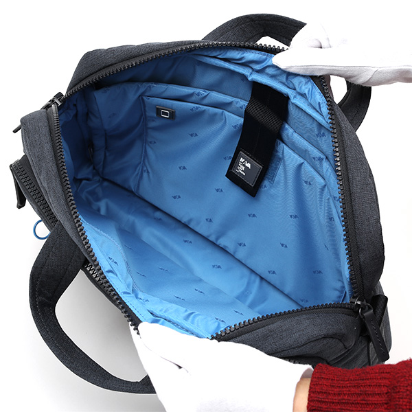  ブリーフケース メンズ ビジネスバッグ 通勤 ブルー ネイビー 青色 裏地 カラフル ビジネス カバン 仕事 鞄 ナバデザイン(NAVA Design)