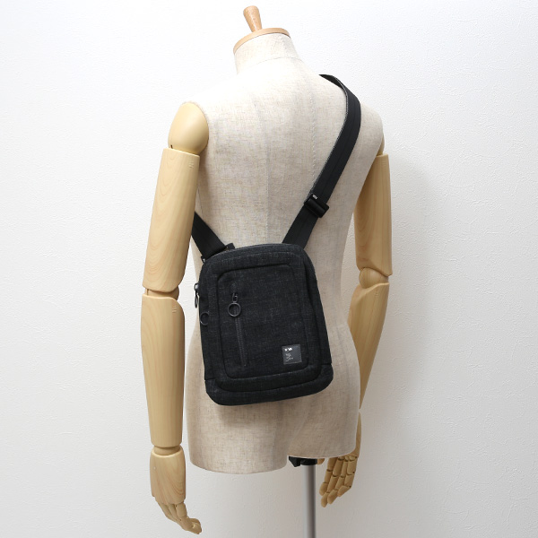  ショルダーバッグ ミニ メンズ レディース ブラック 黒 黒色 小さめ 斜めがけ カバン 小ぶり 鞄 ナバデザイン(NAVA Design)