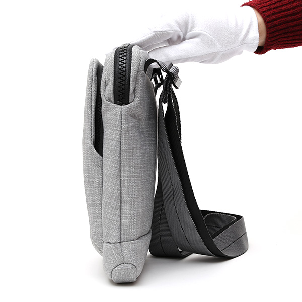  ショルダーバッグ ミニ メンズ レディース グレー グレイ 灰色 小さめ 斜めがけ カバン 小ぶり 鞄 ナバデザイン(NAVA Design)