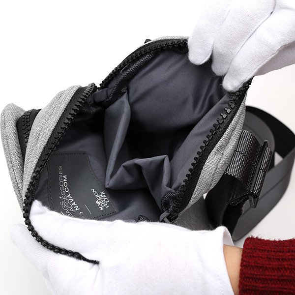  ショルダーバッグ ミニ メンズ レディース グレー グレイ 灰色 小さめ 斜めがけ カバン 小ぶり 鞄 ナバデザイン(NAVA Design)