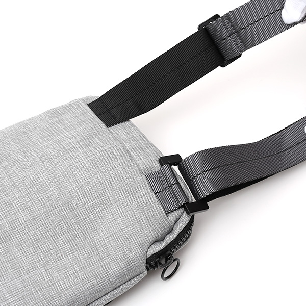  ショルダーバッグ ミニ メンズ レディース グレー グレイ 灰色 小さめ 斜めがけ カバン 小ぶり 鞄 ナバデザイン(NAVA Design)