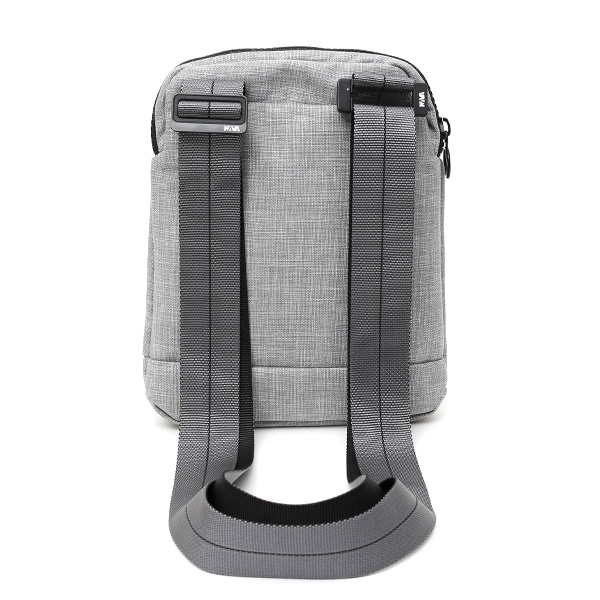  ショルダーバッグ ミニ メンズ レディース グレー グレイ 灰色 小さめ 斜めがけ カバン 小ぶり 鞄 ナバデザイン(NAVA Design)