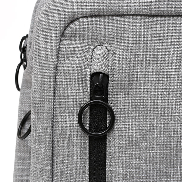  ショルダーバッグ ミニ メンズ レディース グレー グレイ 灰色 小さめ 斜めがけ カバン 小ぶり 鞄 ナバデザイン(NAVA Design)