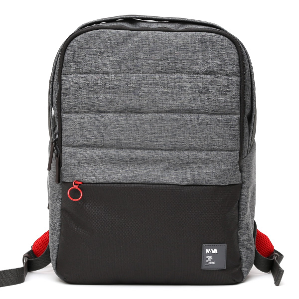 ナバデザイン(NAVA Design) パッセンジャー バックパック ダークグレー/レッド