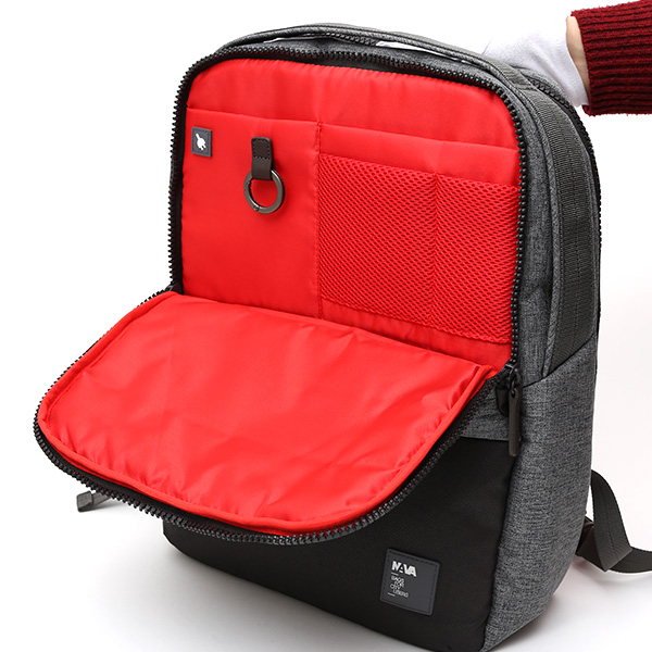  リュックサック メンズ バックパック レディース リュック デイパック グレー グレイ 灰色 個性的 カバン 都会的 鞄 ナバデザイン(NAVA Design)