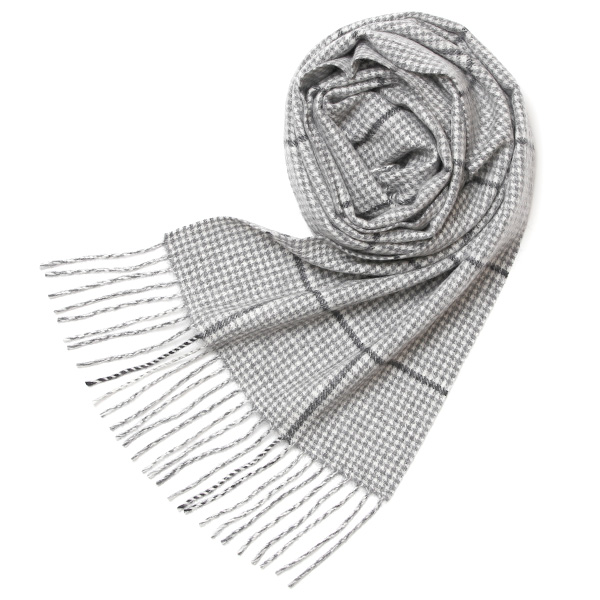 NORTH PEACE FARM(ノースピースファーム) カシミヤ100％ マフラー(160×30cm) チドリチェック