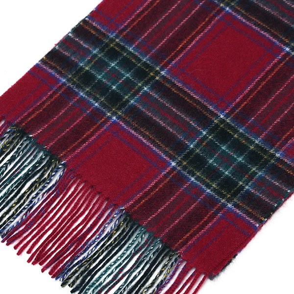 マフラー メンズ レディース カシミヤ100% 日本メーカー製 箱付き レッド ワイン 赤色 クリスマス ギフト プレゼント 細身 細い ストール ブランド 通勤 スーツ 男性 女性 高級 内モンゴル地区 カシミア