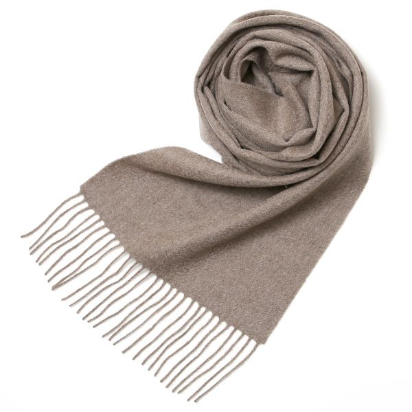 NORTH PEACE FARM(ノースピースファーム) カシミヤ100％ マフラー(160×30cm) トープ