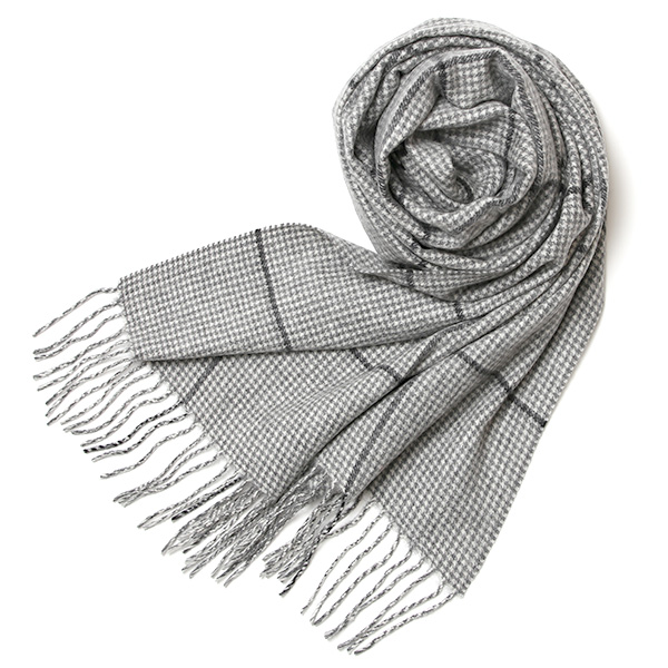 NORTH PEACE FARM(ノースピースファーム) カシミヤ100％ ストール(170×60cm) チドリチェック