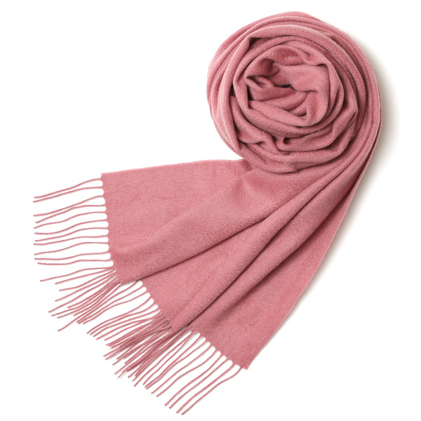 NORTH PEACE FARM(ノースピースファーム) カシミヤ100％ ストール(170×60cm) クラシカルピンク
