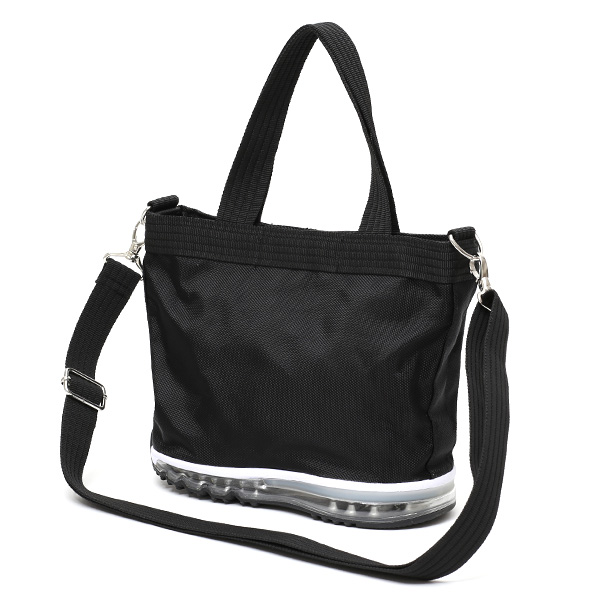  ミニトートバッグ ショルダーベルト付き メンズ レディース ブランド ナイロン ブラック 黒 黒色 靴 スニーカー ショッピング 小さめ お出かけ 小ぶり バッグ 小さい オケル(OKERU) N-TYPE