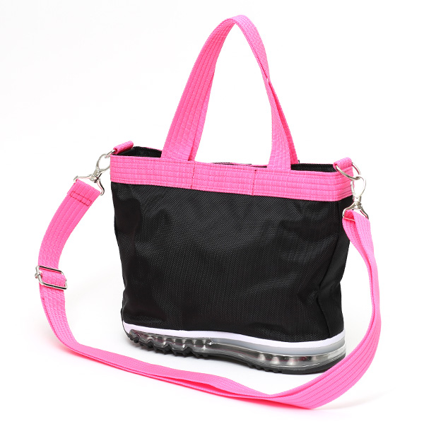  ミニトートバッグ ショルダーベルト付き メンズ レディース ブランド ナイロン ブラック 黒 黒色 靴 スニーカー ショッピング 小さめ お出かけ 小ぶり バッグ 小さい オケル(OKERU) N-TYPE