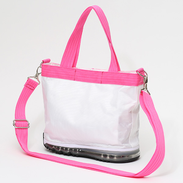  ミニトートバッグ ショルダーベルト付き メンズ レディース ブランド ナイロン ホワイト 白色 靴 スニーカー ショッピング 小さめ お出かけ 小ぶり バッグ 小さい オケル(OKERU) N-TYPE