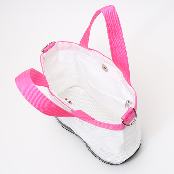  ミニトートバッグ ショルダーベルト付き メンズ レディース ブランド ナイロン ホワイト 白色 靴 スニーカー ショッピング 小さめ お出かけ 小ぶり バッグ 小さい オケル(OKERU) N-TYPE