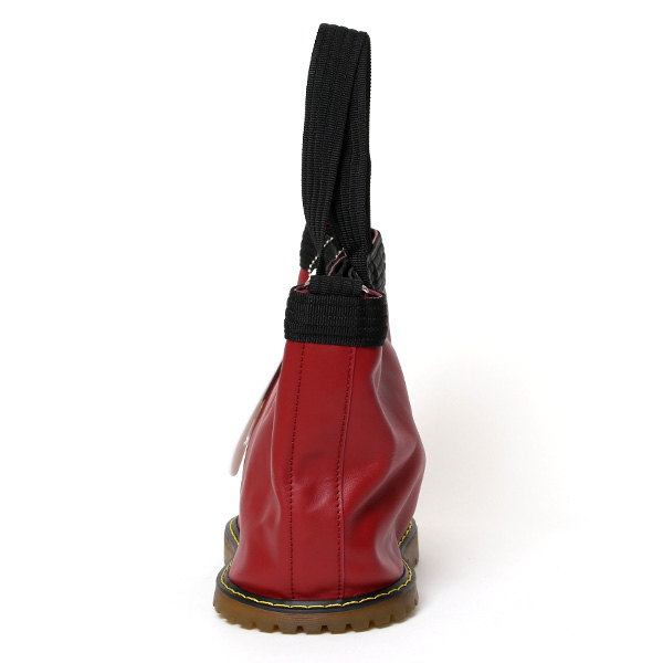  ミニトートバッグ メンズ ブランド ジムバッグ レディース トート レザー 小さめ かばん 自立 底広 レッド ワイン 赤色 ショルダーバッグ 2way 本革 スニーカー バッグ ユニセックス 靴 鞄 D-1TYPE オケル(OKERU)