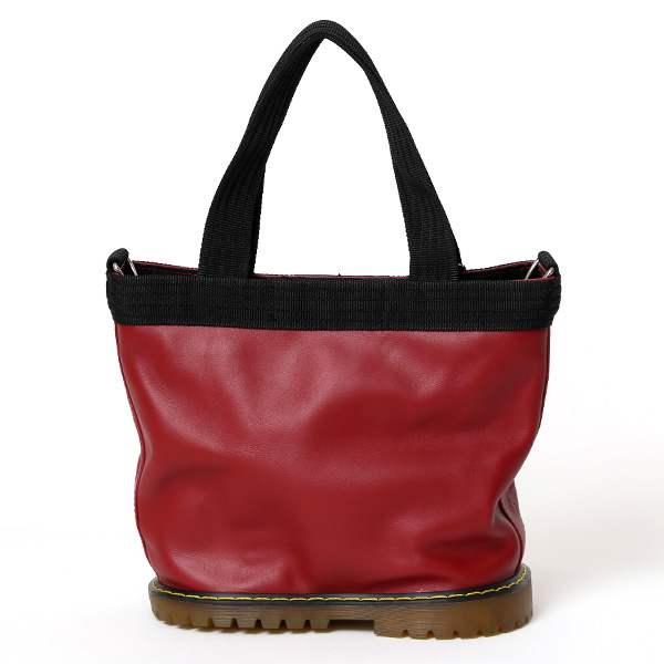  ミニトートバッグ メンズ ブランド ジムバッグ レディース トート レザー 小さめ かばん 自立 底広 レッド ワイン 赤色 ショルダーバッグ 2way 本革 スニーカー バッグ ユニセックス 靴 鞄 D-1TYPE オケル(OKERU)