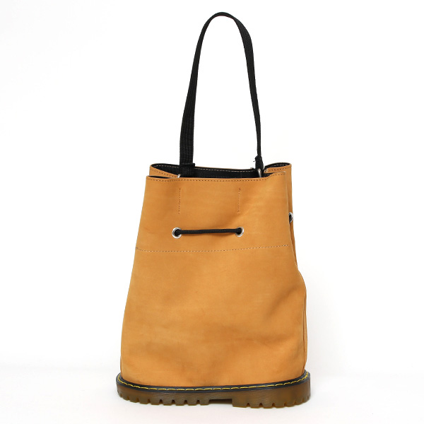  トートバッグ ショルダーバッグ 巾着バッグ メンズ 2way トート 本革 ブランド 小さめ かばん 自立 底広 ブラウン 茶 茶色 ミニトート スニーカー バッグ ユニセックス ブーツ シューズバッグ D-2TYPE オケル(OKERU)