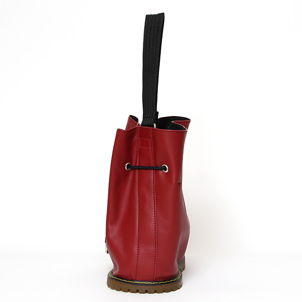  トートバッグ ショルダーバッグ 巾着バッグ メンズ 2way トート 本革 ブランド 小さめ かばん 自立 底広 レッド ワイン 赤色 ミニトート スニーカー バッグ ユニセックス ブーツ シューズバッグ D-2TYPE オケル(OKERU)