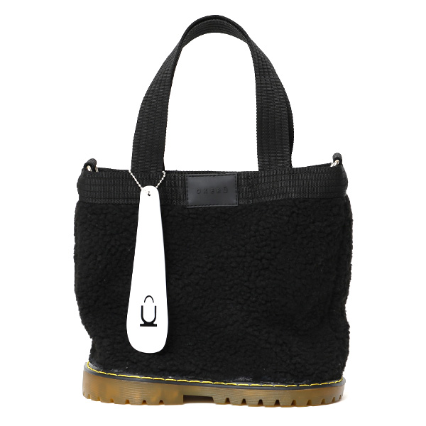 オケル(OKERU) DB-1 TYPE ボア ミニトートバッグ ブラック