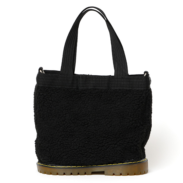 オケル ミニトート ハンドバッグ ボア トートバッグ メンズ 小さめ レディース かばん ショルダーベルト ブラック 黒 黒色 かわいい 散歩 公園 ゴルフ ジム バッグ シューズ ソール 日本製 ブランド オケル(OKERU)