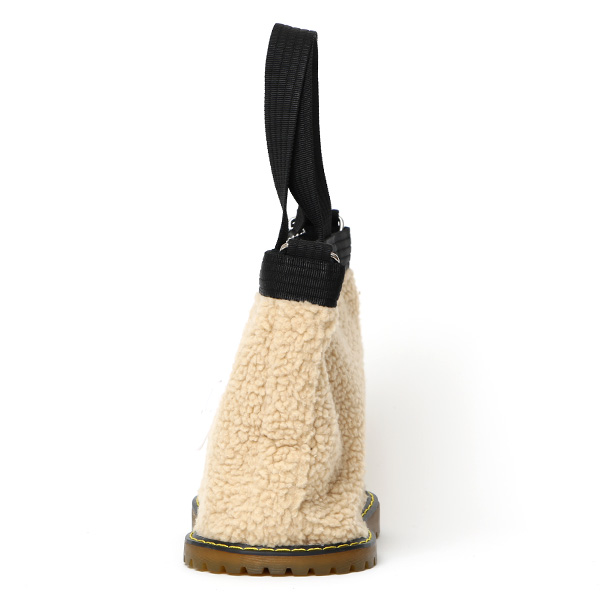 オケル ミニトート ハンドバッグ ボア トートバッグ メンズ 小さめ レディース かばん ショルダーベルト ベージュ 肌色 かわいい 散歩 公園 ゴルフ ジム バッグ シューズ ソール 日本製 ブランド オケル(OKERU)