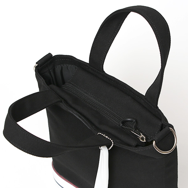 オケル(OKERU) トート ミニ バッグ メンズ レディース ブランド オシャレ 小さめ 自立 かばん キャンバス ブラック 黒 黒色 ゴルフバッグ カートバッグ ラウンド バッグ ファスナー ジム お散歩 カバン ミニ 2way ショルダーバッグ