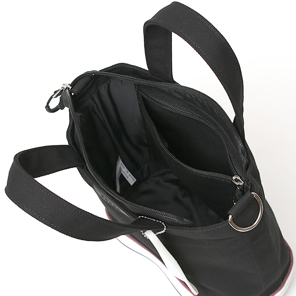 オケル(OKERU) トート ミニ バッグ メンズ レディース ブランド オシャレ 小さめ 自立 かばん キャンバス ブラック 黒 黒色 ゴルフバッグ カートバッグ ラウンド バッグ ファスナー ジム お散歩 カバン ミニ 2way ショルダーバッグ