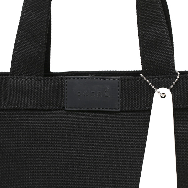 オケル(OKERU) トート ミニ バッグ メンズ レディース ブランド オシャレ 小さめ 自立 かばん キャンバス ブラック 黒 黒色 ゴルフバッグ カートバッグ ラウンド バッグ ファスナー ジム お散歩 カバン ミニ 2way ショルダーバッグ