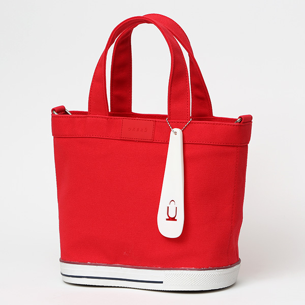オケル(OKERU) トート ミニ バッグ メンズ レディース ブランド オシャレ 小さめ 自立 かばん キャンバス レッド ワイン 赤色 ゴルフバッグ カートバッグ ラウンド バッグ ファスナー ジム お散歩 カバン ミニ 2way ショルダーバッグ