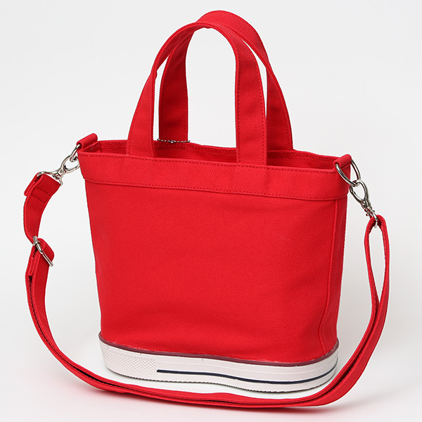 オケル(OKERU) トート ミニ バッグ メンズ レディース ブランド オシャレ 小さめ 自立 かばん キャンバス レッド ワイン 赤色 ゴルフバッグ カートバッグ ラウンド バッグ ファスナー ジム お散歩 カバン ミニ 2way ショルダーバッグ