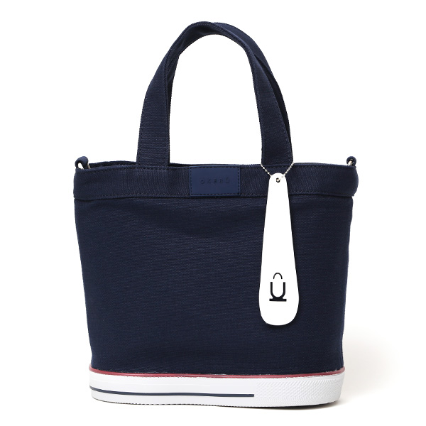 オケル(OKERU) TYPE-C キャンバス ミニ トートバッグ ネイビー