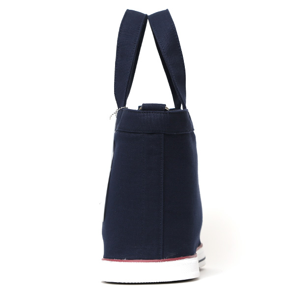 オケル(OKERU) トート ミニ バッグ メンズ レディース ブランド オシャレ 小さめ 自立 かばん キャンバス ブルー ネイビー 青色 ゴルフバッグ カートバッグ ラウンド バッグ ファスナー ジム お散歩 カバン ミニ 2way ショルダーバッグ