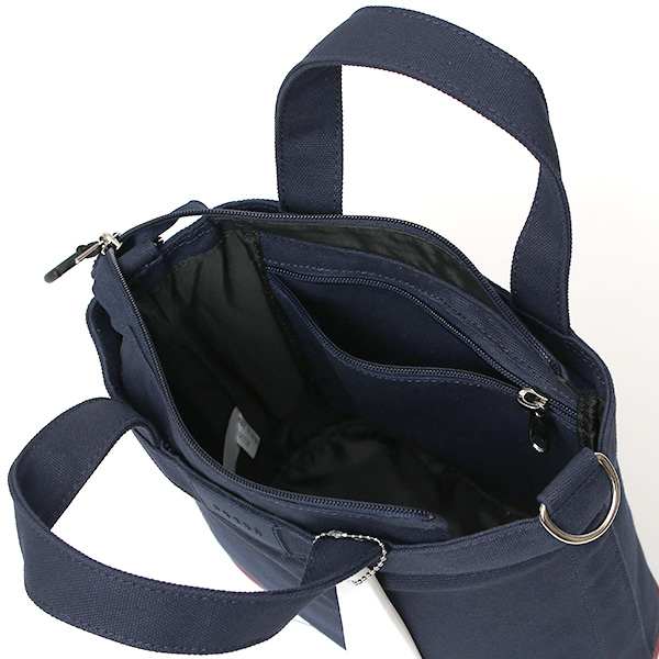 オケル(OKERU) トート ミニ バッグ メンズ レディース ブランド オシャレ 小さめ 自立 かばん キャンバス ブルー ネイビー 青色 ゴルフバッグ カートバッグ ラウンド バッグ ファスナー ジム お散歩 カバン ミニ 2way ショルダーバッグ