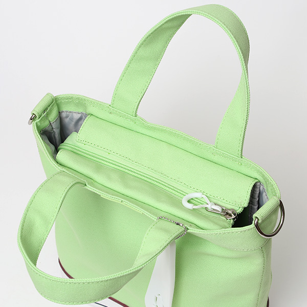 オケル(OKERU) トート ミニ バッグ メンズ レディース ブランド オシャレ 小さめ 自立 かばん キャンバス グリーン 緑色 ゴルフバッグ カートバッグ ラウンド バッグ ファスナー ジム お散歩 カバン ミニ 2way ショルダーバッグ