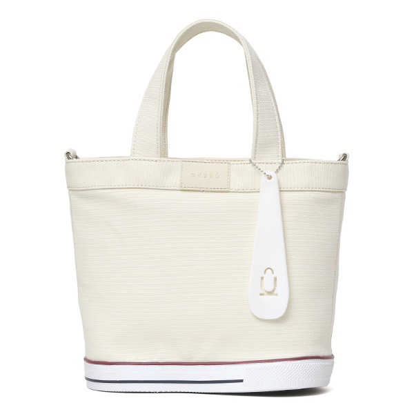 オケル(OKERU) TYPE-C キャンバス ミニ トートバッグ オフホワイト