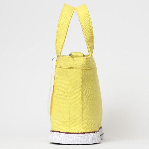 オケル(OKERU) トート ミニ バッグ メンズ レディース ブランド オシャレ 小さめ 自立 かばん キャンバス イエロー 黄色 ゴルフバッグ カートバッグ ラウンド バッグ ファスナー ジム お散歩 カバン ミニ 2way ショルダーバッグ