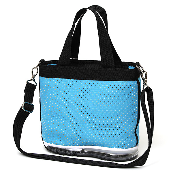 ミニトート メンズ トートバッグ 小さめ レディース ハンドバッグ 自立 ショルダーバッグ アウトドア かばん ブルー ネイビー 青色 かわいい ペット 散歩 公園 ゴルフ ジム バッグ シューズ スニーカー ソール ブランド オケル(OKERU)