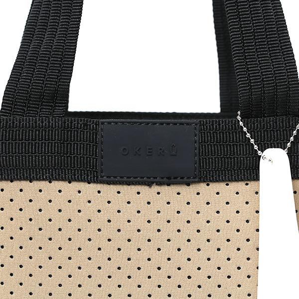 ミニトート メンズ トートバッグ 小さめ レディース ハンドバッグ 自立 ショルダーバッグ アウトドア かばん ベージュ 肌色 かわいい ペット 散歩 公園 ゴルフ ジム バッグ シューズ スニーカー ソール ブランド オケル(OKERU)