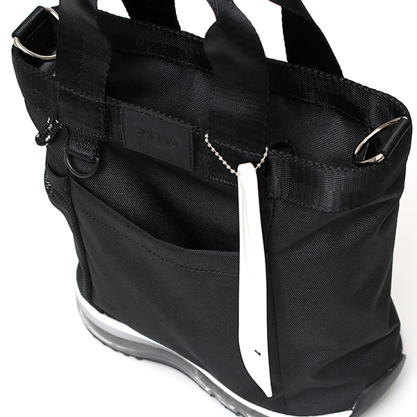 ミニトート ゴルフバッグ メンズ レディース ラウンドバッグ ゴルフ カートバッグ ペットボトル収納 自立 ブラック 黒 黒色 トート お散歩 スポーツ バッグ おしゃれ 小さめ 2way ファスナー かばん ブランド オケル(OKERU)