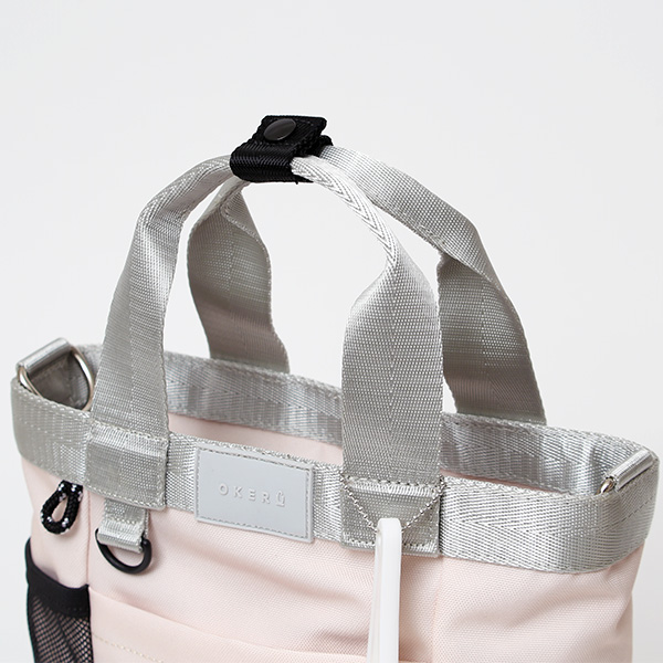 ミニトート ゴルフバッグ メンズ レディース ラウンドバッグ ゴルフ カートバッグ ペットボトル収納 自立 ベージュ 肌色 トート お散歩 スポーツ バッグ おしゃれ 小さめ 2way ファスナー かばん ブランド オケル(OKERU)